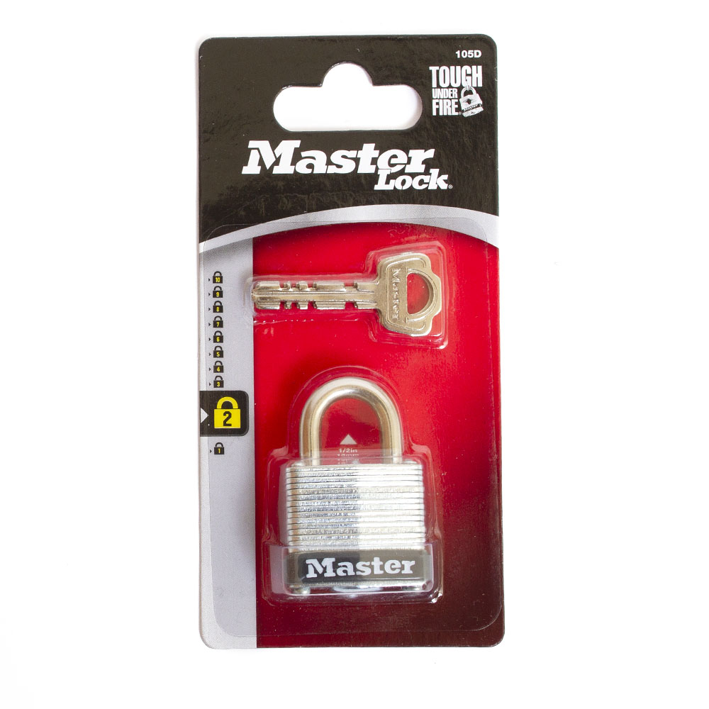 Master Lock, 105D, Steel, Padlock